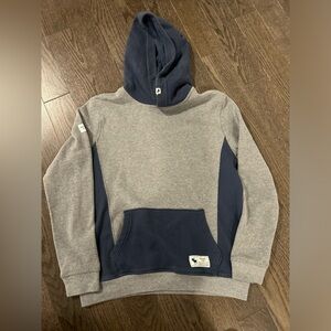 Abercrombie & Fitch Gray and Navy Hoodie